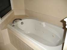 master bath w/Jacuzzi tub & 2-way fireplace