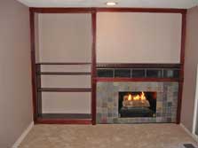 new fireplace & surround